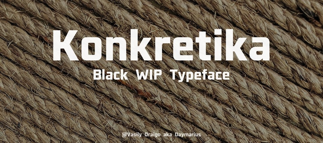 Konkretika Black WIP Font