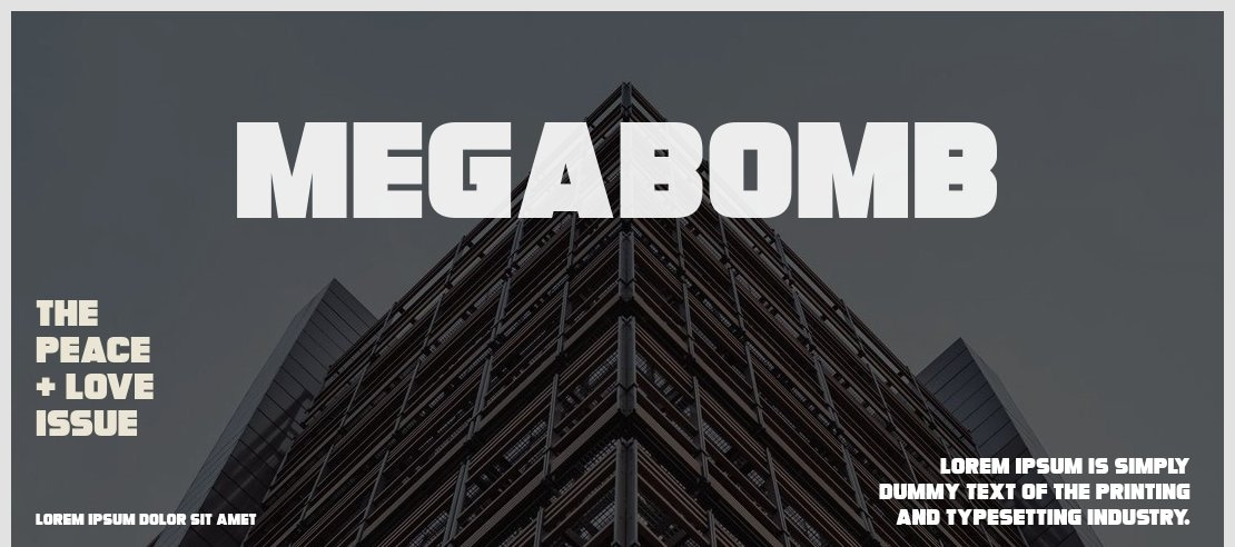 Megabomb Font Family