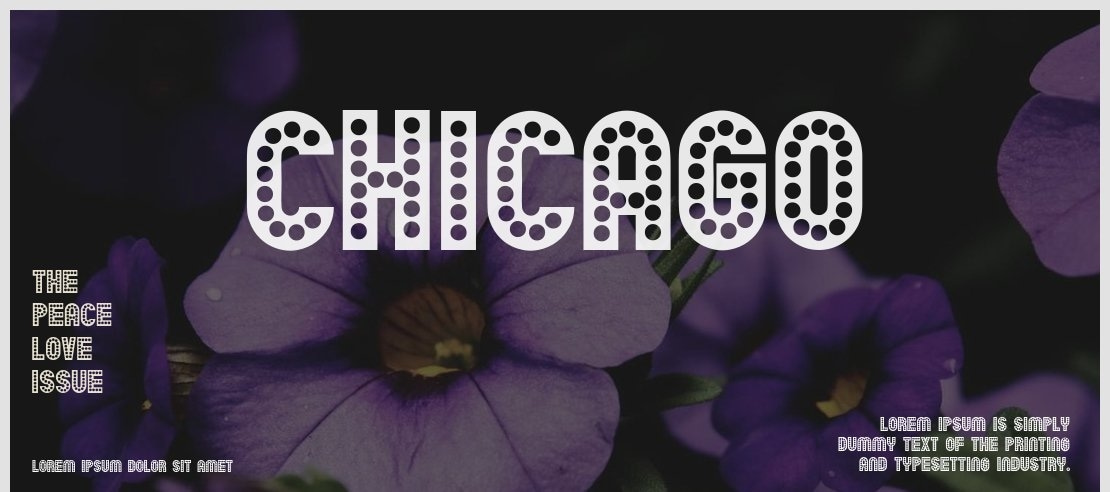 Chicago Font Family