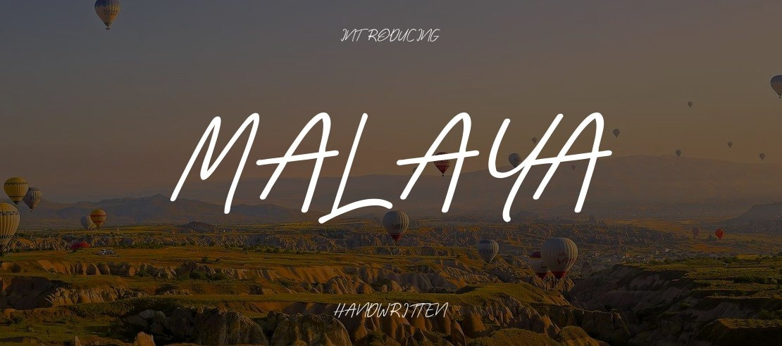 Malaya Font