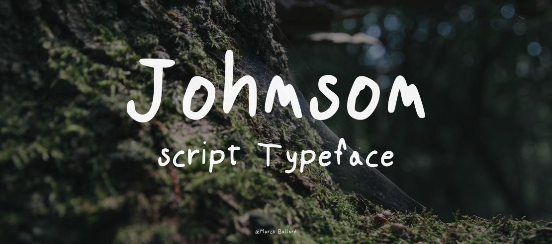 Johnson script Font