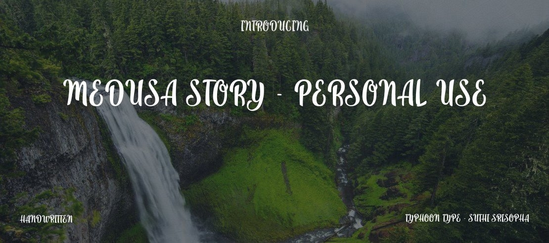 Medusa Story - Personal Use Font