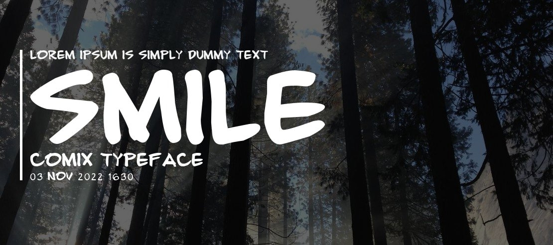 Smile Comix Font