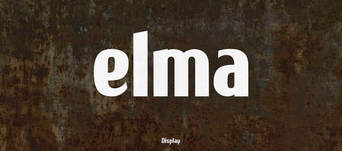 elma 01 Font Family