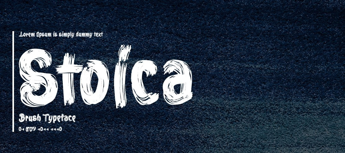 Stoica Brush Font