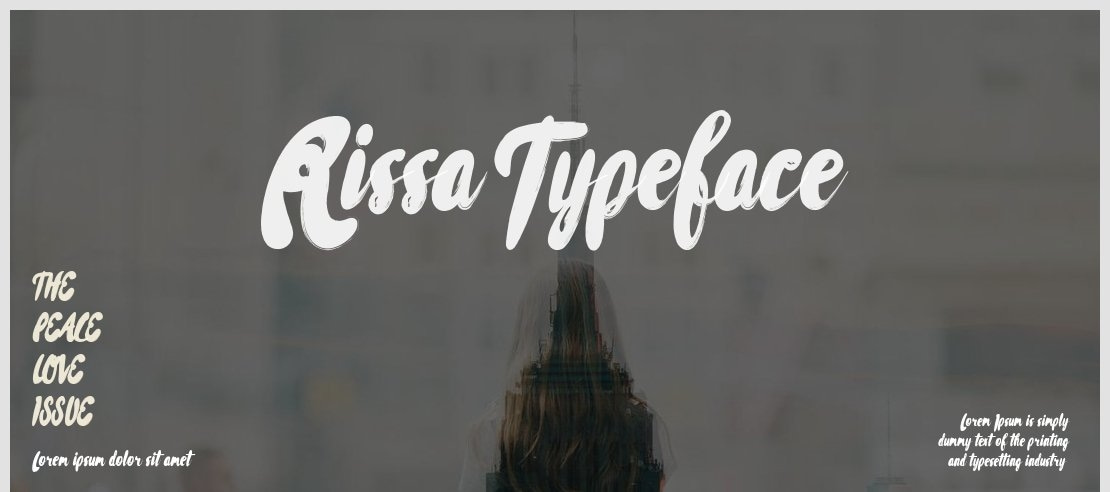 Rissa Typeface Font