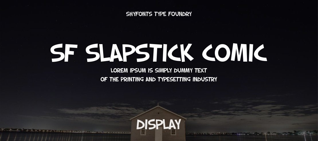 SF Slapstick Comic Font Family