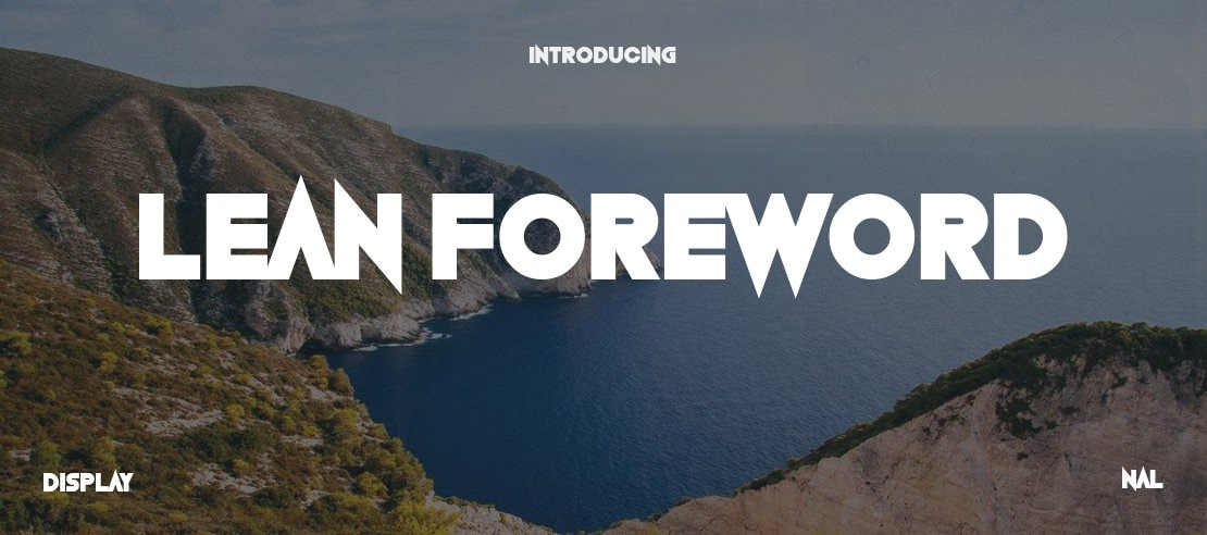 Lean Foreword Font