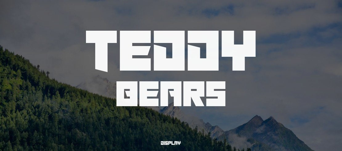 Teddy Bears Font
