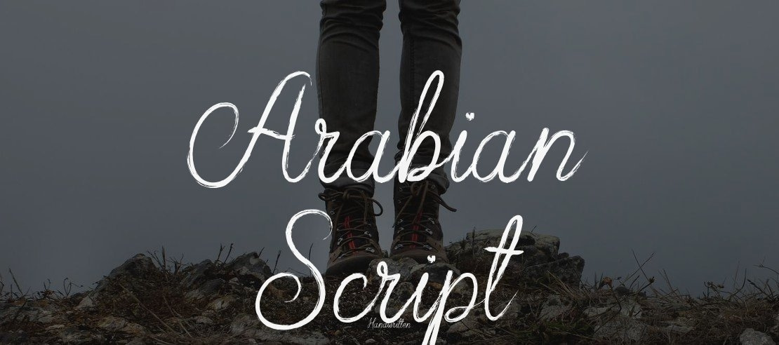 Arabian Script Font