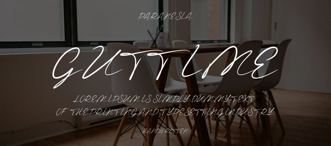 Guttime Font