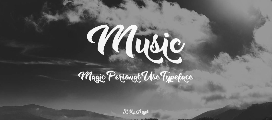 Music Magic Personal Use Font