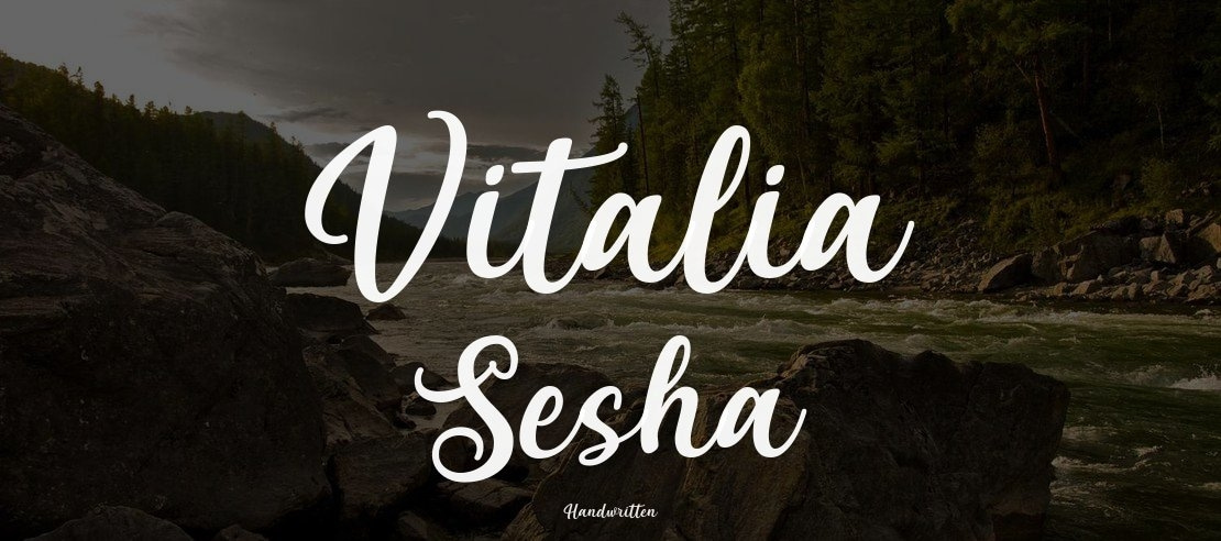 Vitalia Sesha Font