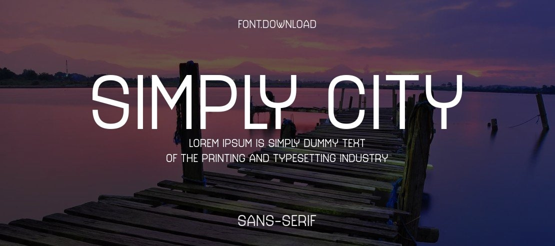 Simply City Font Family
