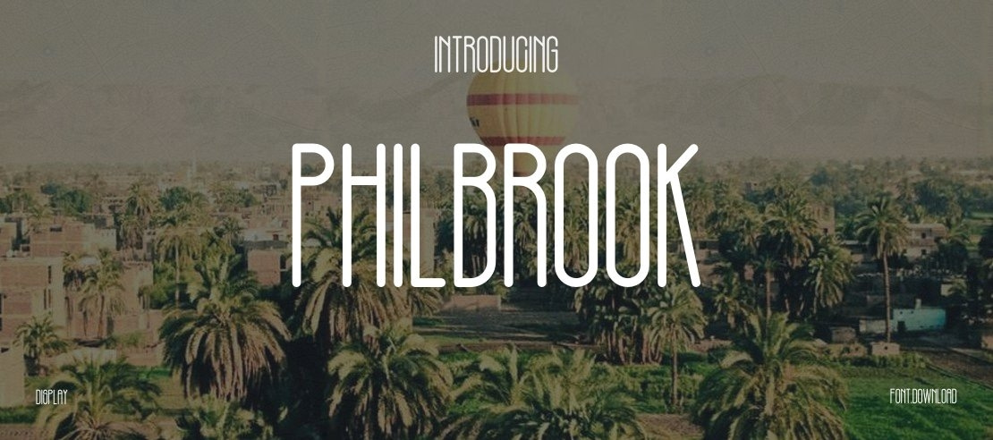 PHILBROOK Font