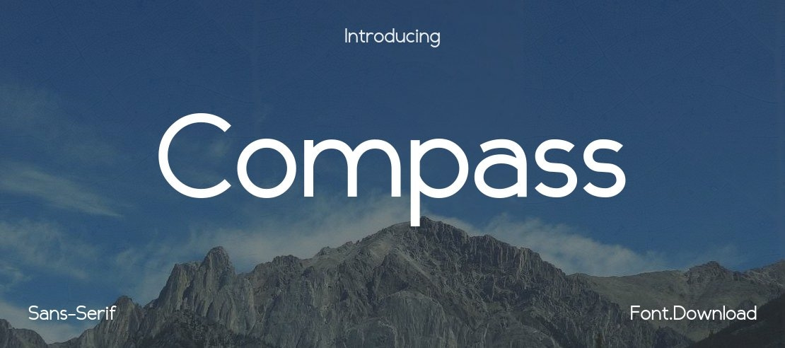 Compass Font Family