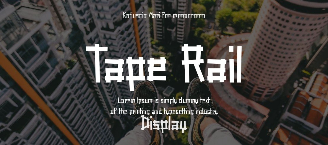 Tape Rail Font
