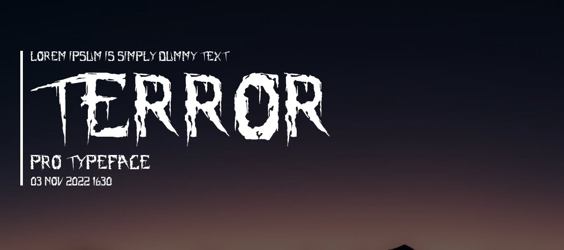 Terror Pro Font