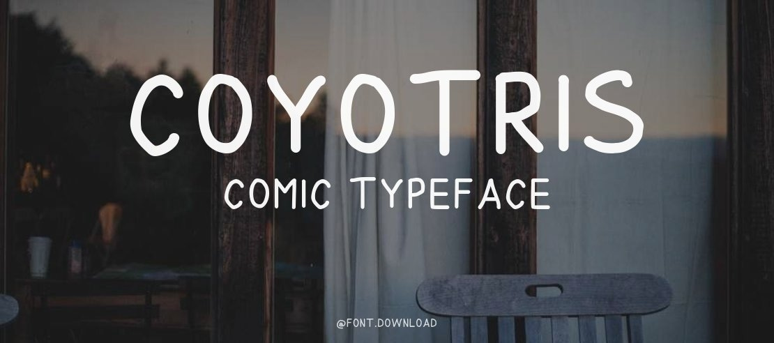 Coyotris Comic Font