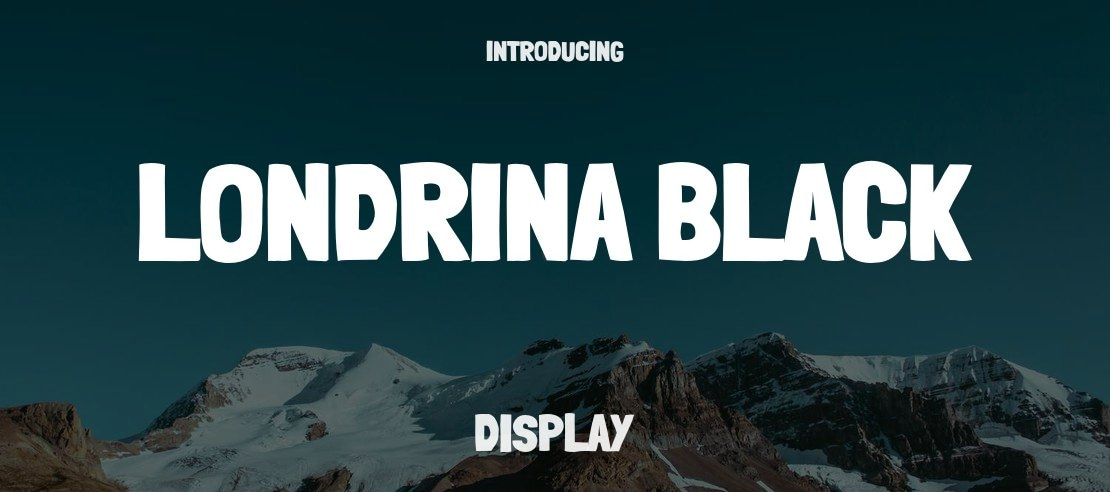 Londrina Black Font Family