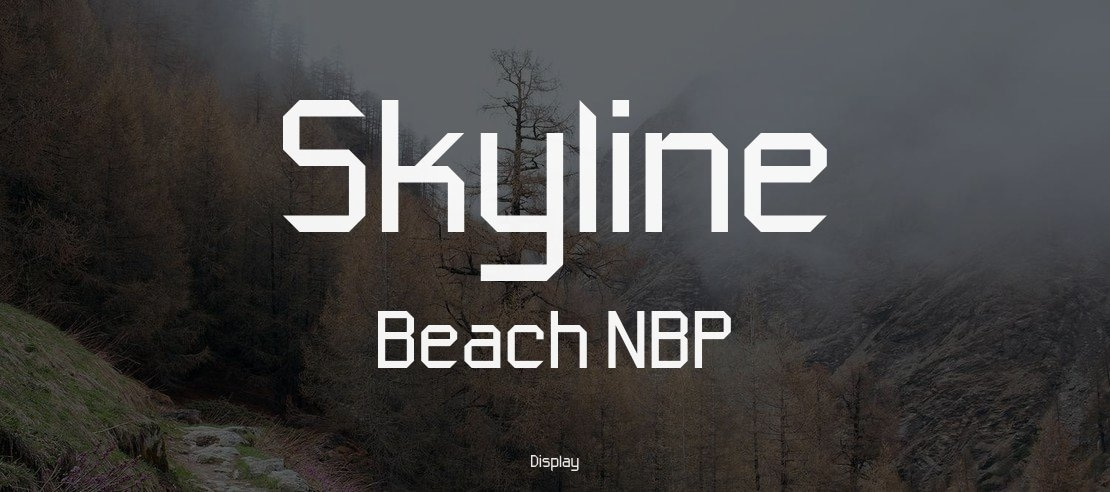 Skyline Beach NBP Font