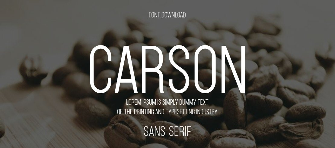 Carson Font