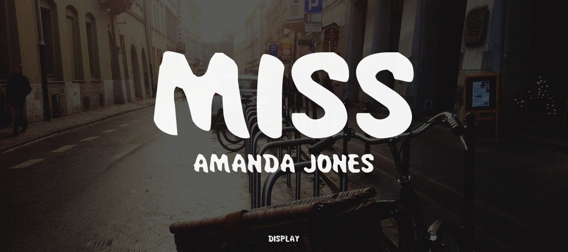 Miss Amanda Jones Font Family