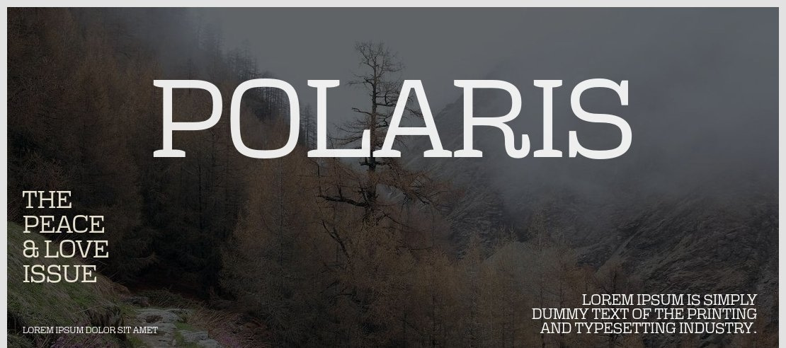 Polaris Font