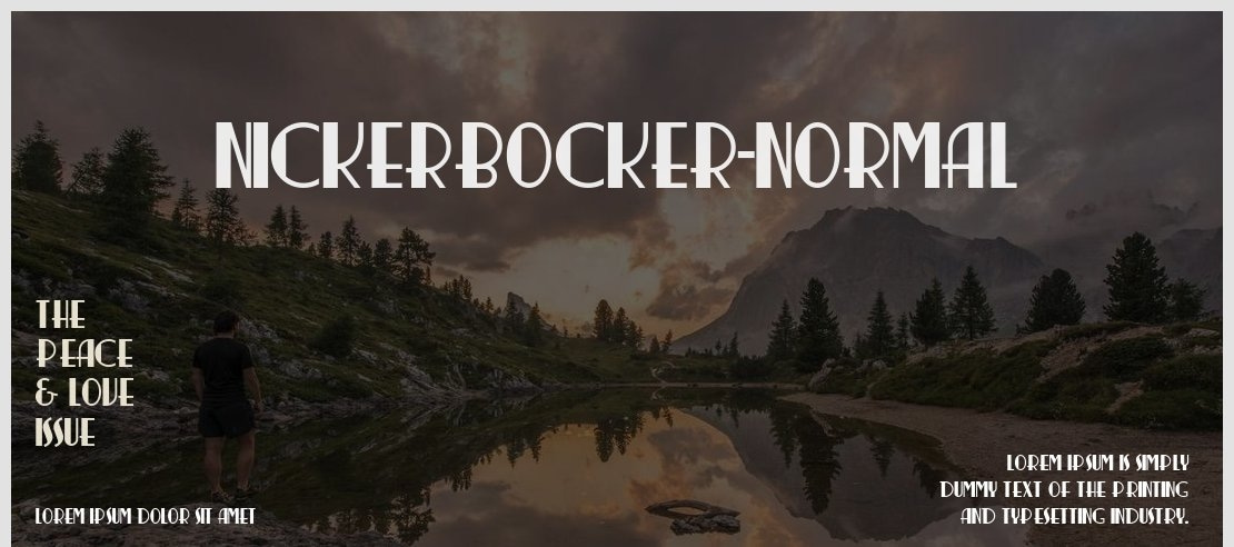 Nickerbocker-Normal Font