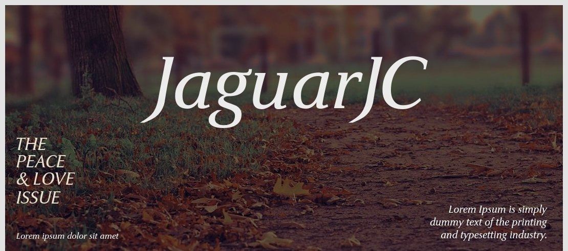 JaguarJC Font