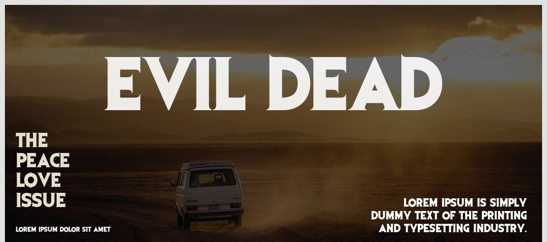 Evil Dead Font