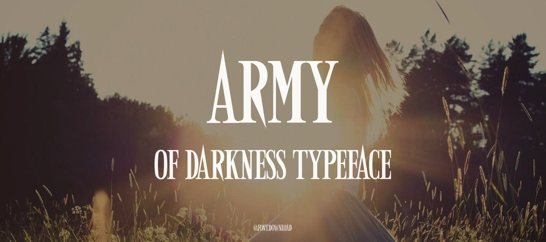 Army of Darkness Font