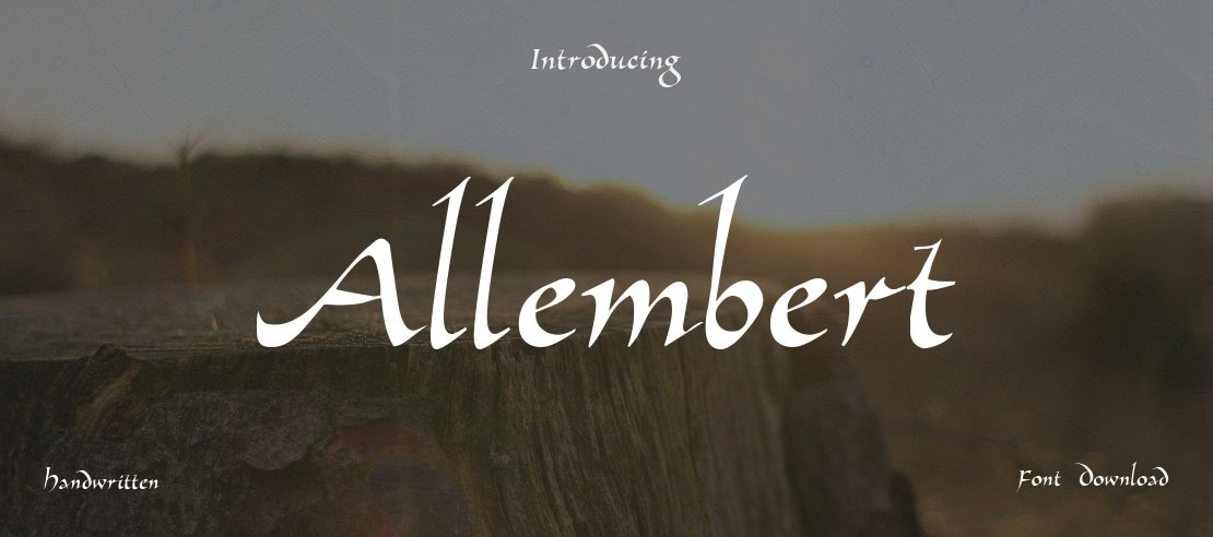 Allembert™ Font