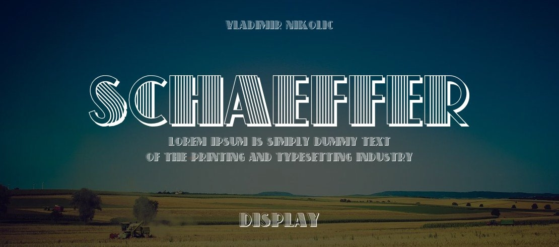 Schaeffer Font