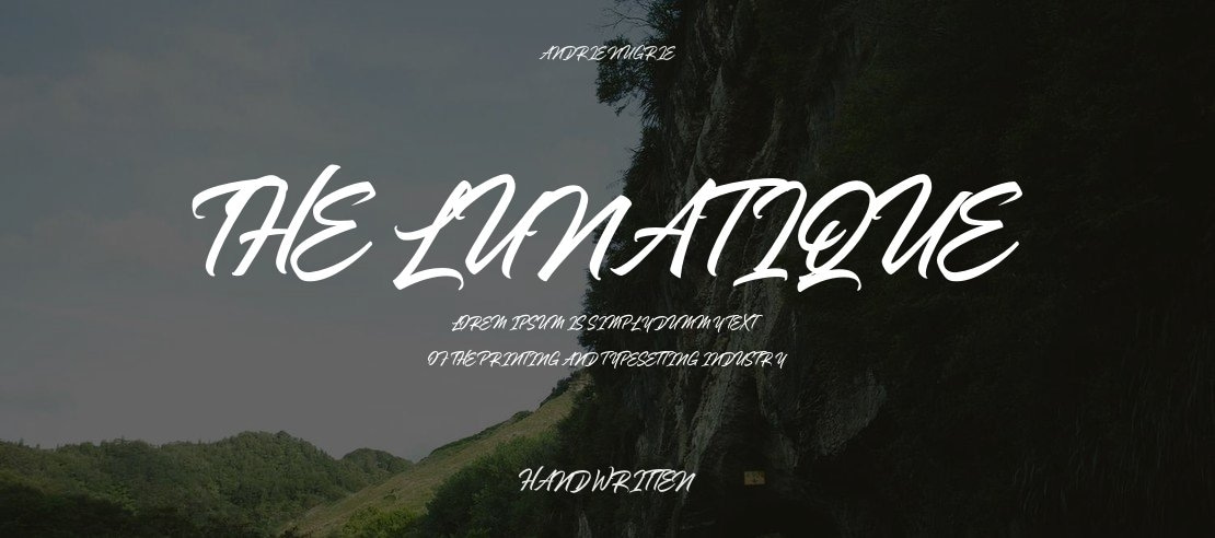 The Lunatique Font