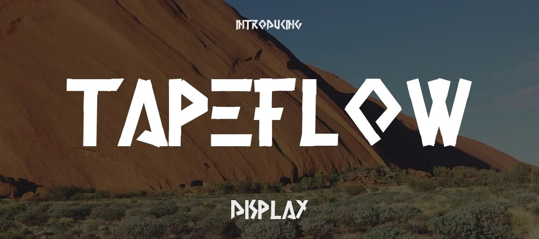 TapeFlow Font