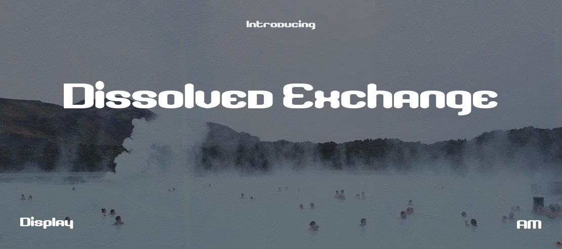 Dissolved Exchange Font