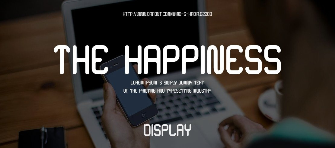 The Happiness Font