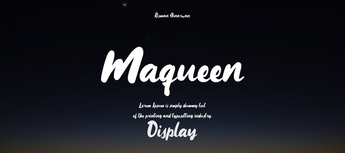 Maqueen Font Family