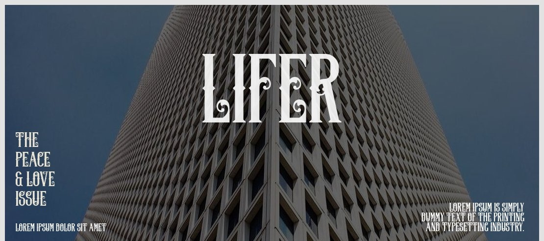 Lifer Font