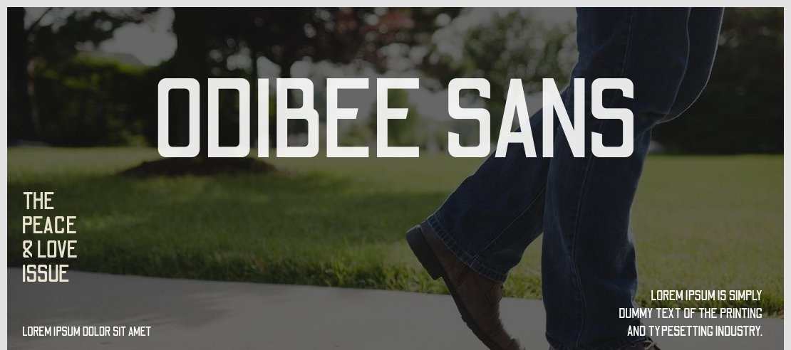 Odibee Sans Font