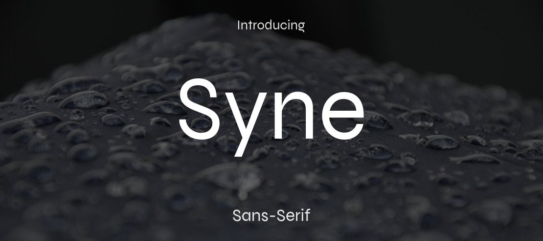 Syne Font Family