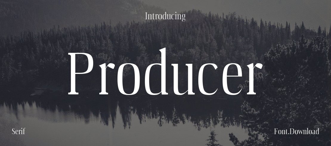 Producer Font