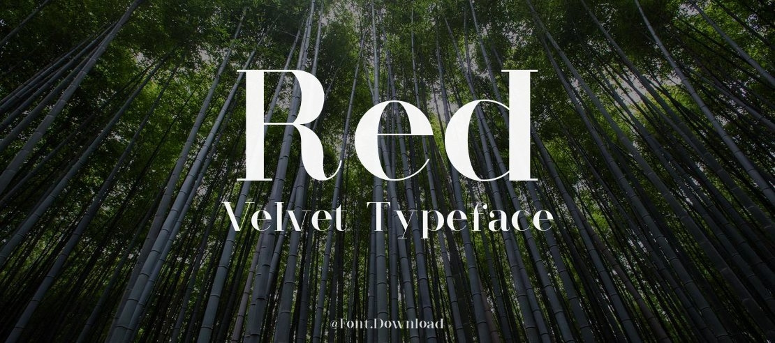 Red Velvet Font