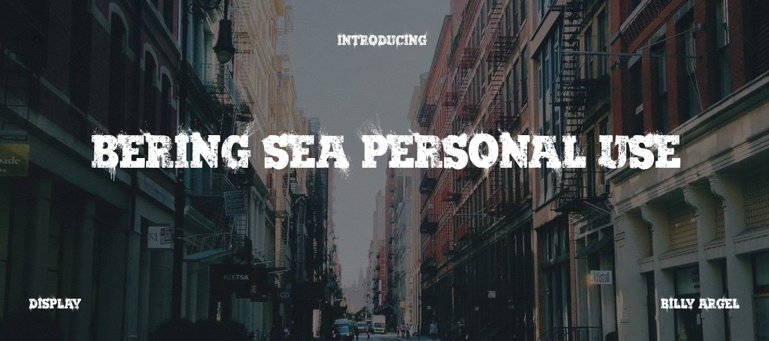 Bering Sea Personal Use Font