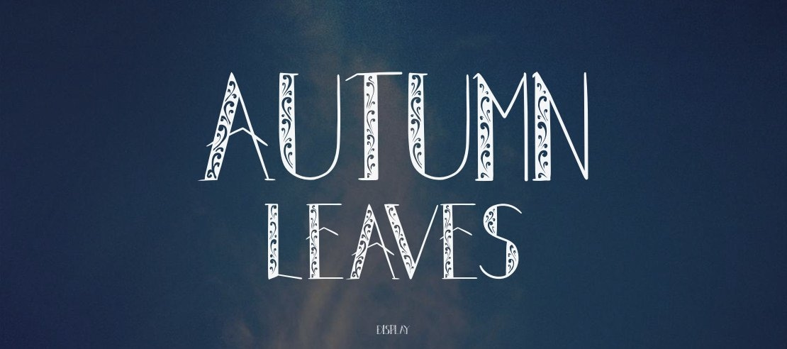 Autumn Leaves Font