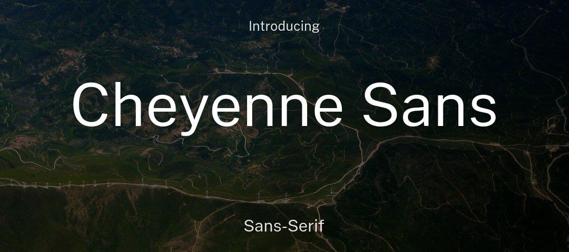 Cheyenne Sans Font Family