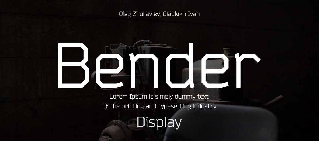 Bender Font Family