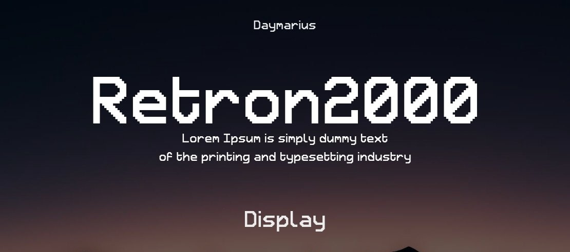 Retron2000 Font