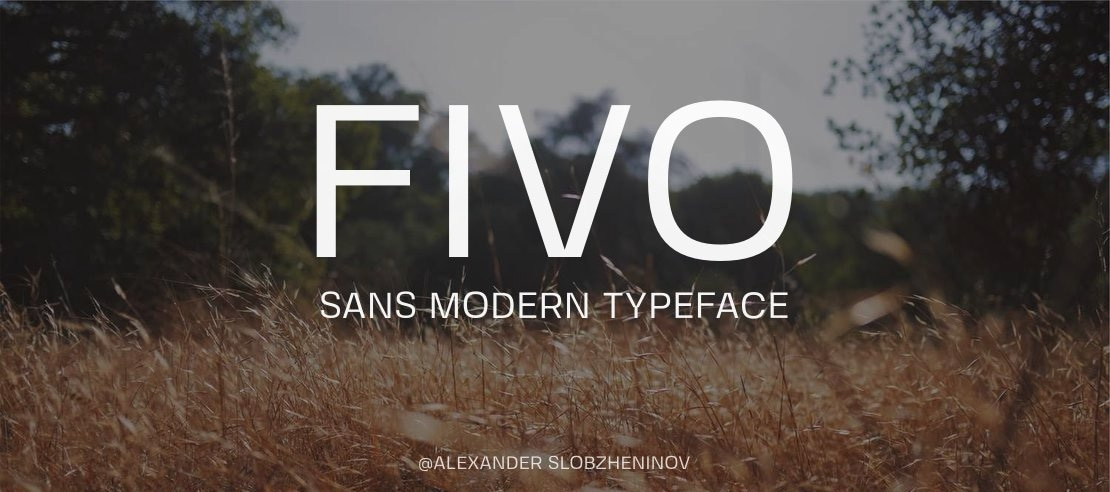 Fivo Sans Modern Font Family